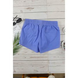 Blue Thermochromic Sports Casual Shorts